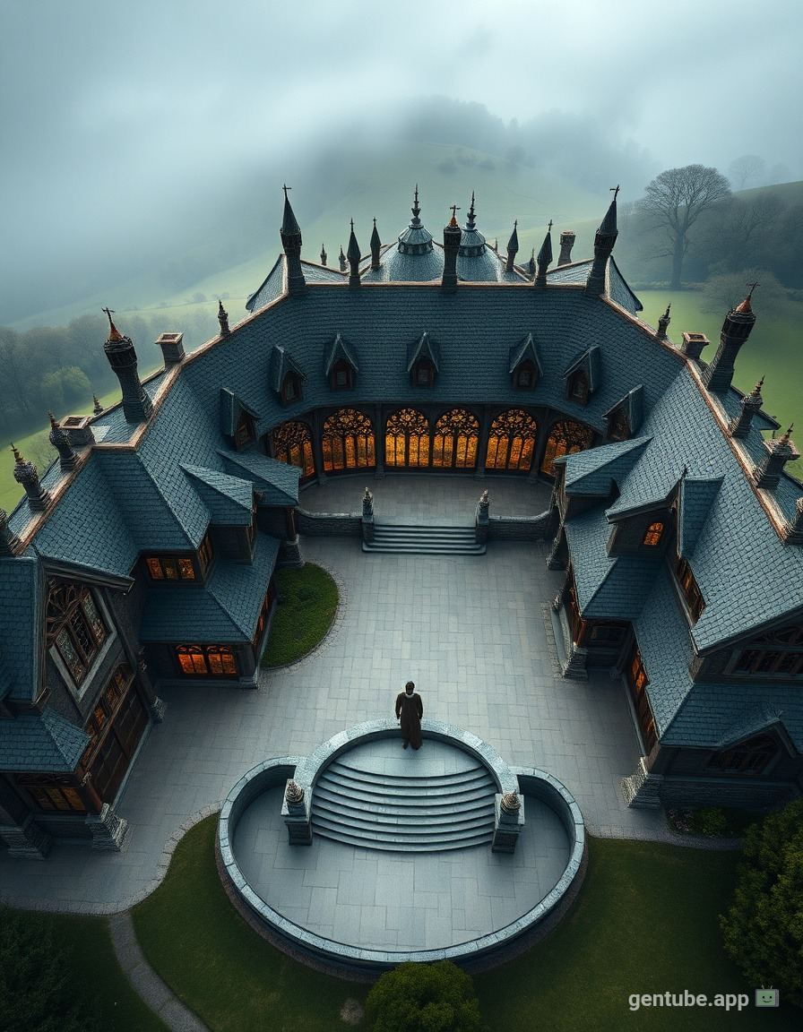 Aerial view of Arcadia Academy