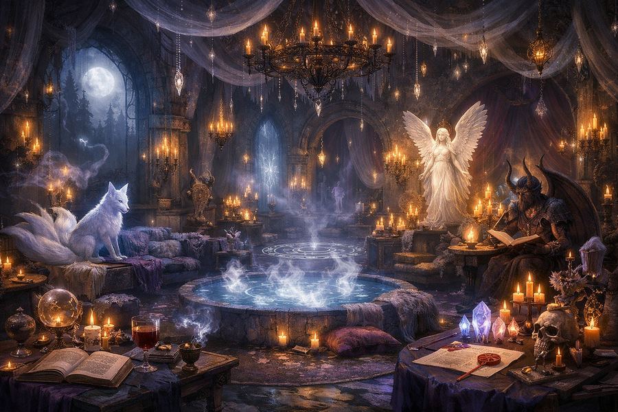Mystics and Ethereals common room